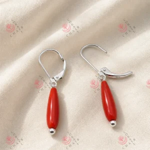Coral Earrings 1-524 - Image 1