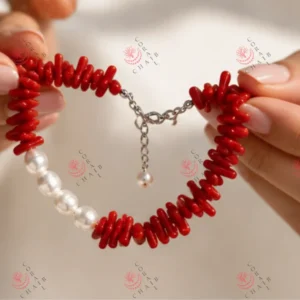 Coral bracelet 1-325 - Image 3