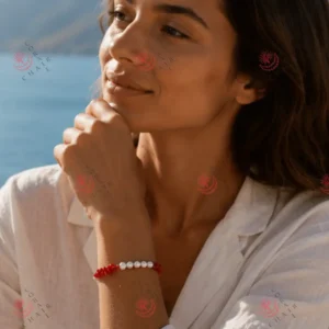 Coral bracelet 1-325 - Image 2